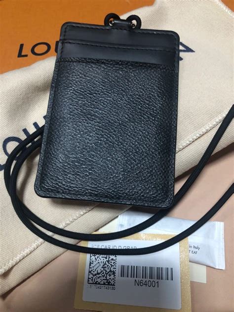 louis vuitton id card holder lanyard|louis vuitton lv card holder.